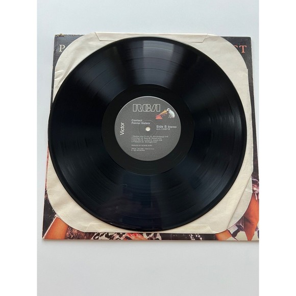 Pointer Sisters Contact LP 1985 RCA Victor AJL1-5487 - Picture 6 of 8